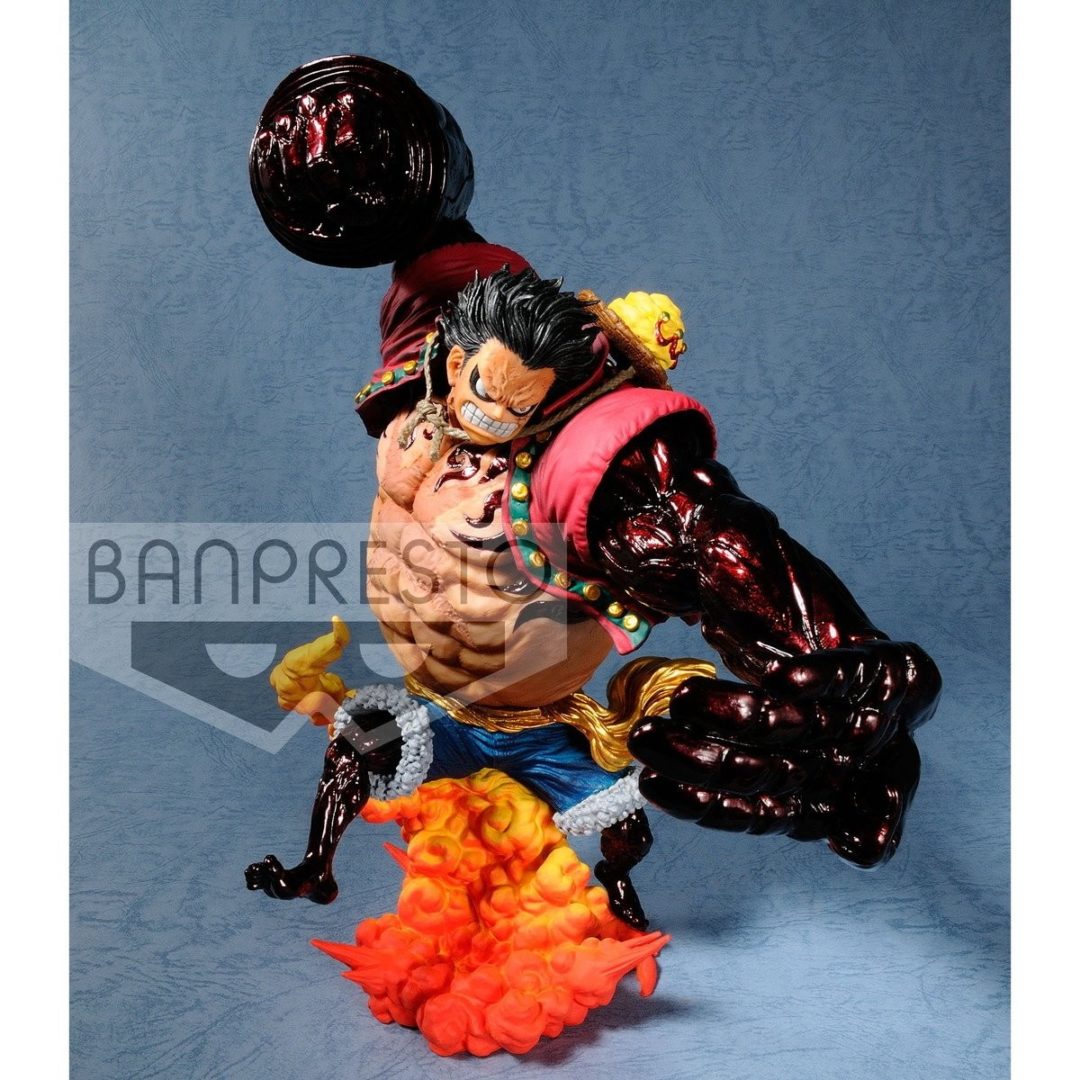 Luffy – Gear 4 Kong Gun Version – Crimson Verson - Banpresto - Figurine ...